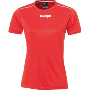Kempa Poly Shirt Dames - sportshirts - rood - Vrouwen