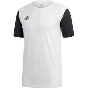 adidas Estro 19  Sportshirt - Maat 164  - Jongens - wit/zwart