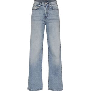 SISTERS POINT Owi-w.je9 Dames Jeans - Light blue wash/Navy - Maat XL