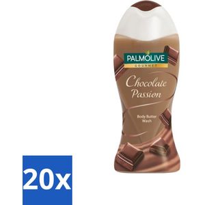 Palmolive Gourmet - Body Butter Douchecrème - Chocolate Passion - 250 ml - Bulkverpakking - 20 stuks