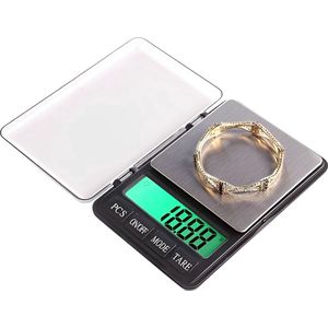 Digitale Mini Weegschaal | Kleine Keukenweegschaal | tot 200 gram | 0.01g Nauwkeurigheid | Zakweegschaal voor Sieraden | Pocket Weegschaaltje | Gram (g) Ounces (oz), Karaat (ct), Grein (gn), Tael (tl), Troy Ounce (ozt), Pennyweight
