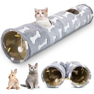 Konijnentunnel - Speeltunnel Voor Dieren - Konijnenspeelgoed - Konijnen Tunnel - Konijnen Speelgoed Knaagdier
