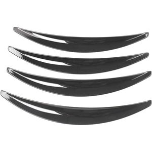 Carbon Fiber Zwarte Glans Wiel Fender Flares Zwarte Glans Spatlappen Compatibel met Tesla Model 3 2017-2022