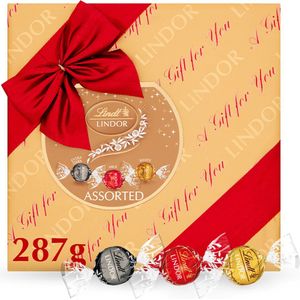 Lindt LINDOR Chocolade Cadeau gemengde chocolade bonbons 287 gram