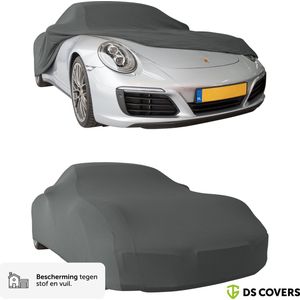 BOXX indoor autohoes van DS COVERS – Indoor – Coupe/sedan fit - Bescherming tegen stof en vuil –  Extra zachte binnenzijde – Stretch-Fit pasvorm – Blauw – Incl. Opbergzak – Maat XL