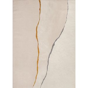 Vloerkleed 140x200 cm modern tapijt woonkamer, elegant glanzend kortpolig woonkamer tapijt, MILA by The Carpet
