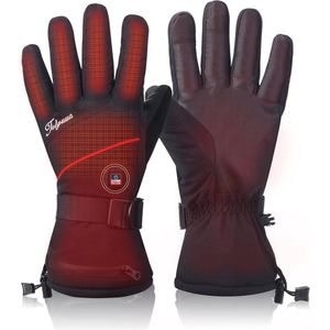Verwarmbare handschoenen met 5500 mAh batterij - Dikke winddichte touchscreen winterhandschoenen voor heren en dames