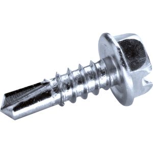 GOEBEL® - 1000 x Zeskantkop boorschroeven (Ø x L) 4,2 x 19 mm Staal Verzinkt met Zonder Ring DIN7504 L met sleuf - Schroeven - 4010142190