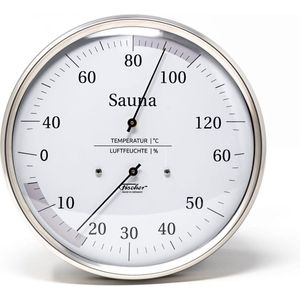 Fischer | Sauna thermohygrometer ø 130 mm