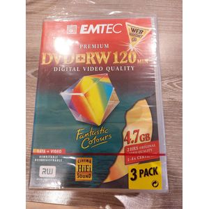 Emtec Premium Dvd + Rw 120 min