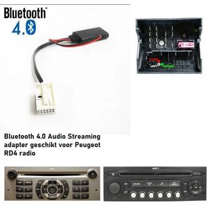 Peugeot 207 307 308 407 607 807 1007 4007 RD4 Bluetooth Streaming Adapter Aux Dongle