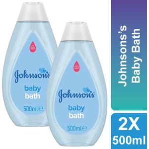 Johnson's - Baby Bath - Badzeep voor Baby's - No More Tears - 2 x 500 ml - Extra Zacht - voor de Gevoelige Huid - Voordeelverpakking