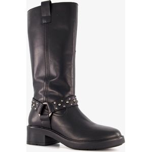 Harper hoge dames biker boots zwart - Maat 41