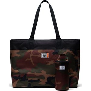 Insulated | Alexander Zip Tote - Woodland Camo / Koeltas van 100% gerecycleerd materiaal / lekvrij / afneembare flessenkoeler / gepast voor 6 flessen / voor uitstapjes naar park of strand / levenslange fabrieksgarantie (limited) / Camouflageprint