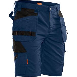 Jobman Practical 2722 Korte Werkbroek Holsterpockets - Mannen - Navy/Zwart - 50