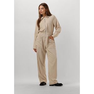Lollys Laundry Aberdeen Jumpsuit Jumpsuits Dames - Zand - Maat XL