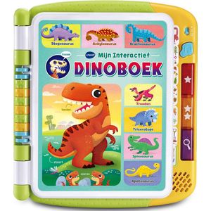 VTech Mijn Interactieve Dinoboek - Speelboek - 3 Speelstanden - Speelgoed vanaf 3 jaar en ouder