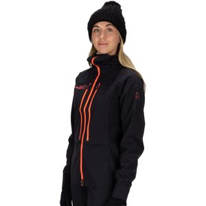 Rock Experience INUIT TECH Dames Wintersportjas Zwart XL - Softshell Jas - Ski Jas - Snowboardjas