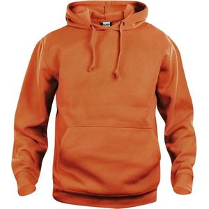 Clique Basic hoody Diep oranje maat L