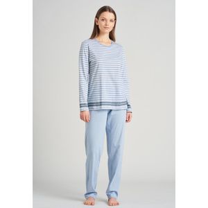 Schiesser – Sportive Stripes – Pyjama – 175487 - Light Blue - 46