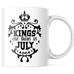 Verjaardag Mok Kings are born in july