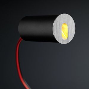 LED trapverlichting Jaca - verlichting trap / wandverlichting / trapspots - 1W / modern / binnen / rond / 230V / IP20 / warmwit