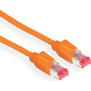 Draka UC900 premium S/FTP CAT6 Gigabit netwerkkabel / oranje - 0,50 meter