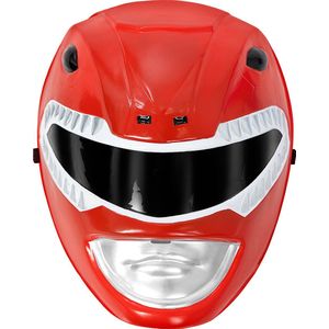 Funidelia | Rode Power Rangermasker voor jongens - Films & Series, Superhelden, Tekenfilms - Accessoires voor kinderen, kostuum accesoires - Rood