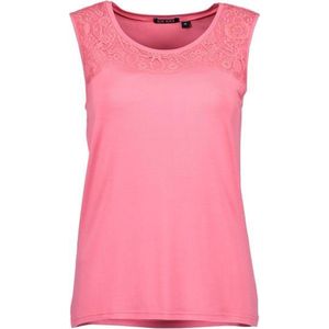 Blue Seven dames top roze+kant - maat 42