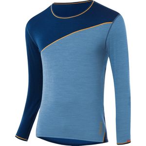 Löffler Thermoshirt L/s Heren Wol/polypropyleen Blauw Maat 48