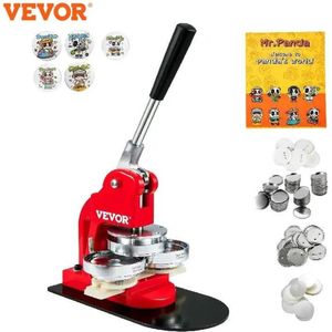 Mima® Button Maker- Button Press, 75mm Buttons- 500stuks- Badge Maker- Rood