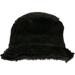 Flexfit - Fake Fur Bucket hat / Vissershoed - Zwart