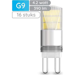 Modee LED Lamp G9 - 4.2W 6000K 390 LM 230V - LED Lamp insteek - Daglicht Wit - 16 stuks