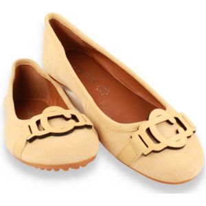 Crinkles Dames Ballerina BEIGE 40