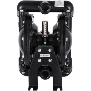 Luchtaangedreven Dubbelmembraanpomp, 1-Inch Inlaat En Uitlaat, Aluminium, 35 Gpm, Max. 120 Psi, Nitrilmembraan, Qby4-25l voor Industrieel Gebruik