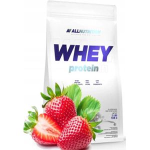 AllNutrition | Whey protein | Strawberry | 908gr 30 servings | Eiwitshake | Proteïne shake | Eiwitten | Whey Protein Whey Proteïne | Supplement | Concentraat | Nutriworld