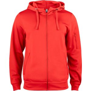 Clique Basic Active Hoody Full Zip 021014 - Rood - M