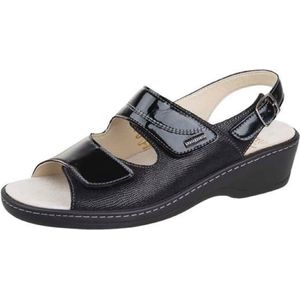 Softline Fidelio Comfort Dames Sandalen met uitneembaar voetbed, Maat 37, Zwart