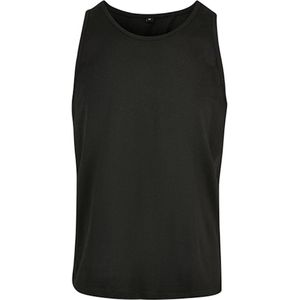 Herentanktop 'Basic' met ronde hals Black - XXL