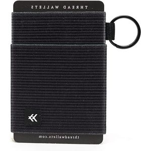 Front Pocket Slim Minimalist Wallet Credit Card Holder - Black