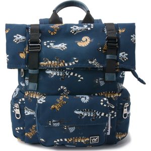 YLX Gear & Freek Vonk Original Backpack 2.0 | Sailor Blue & Varans. Rugzak, marine blauw, dieren, basisschool, kinderen, rugtas
