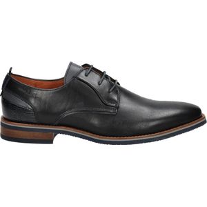 Van Lier Amalfi heren nette schoen - Zwart - Maat 43