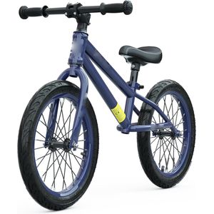16 Inch Loopfiets voor Kinderen van 4-8 Jaar - Lichtgewicht Carbon Stalen Frame - Verstelbaar Zadel - Pneumatische Luchtbanden - Balansfiets voor Jongens en Meisjes