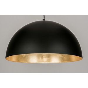 Lumidora Hanglamp 72345 - E27 - Zwart - Goud - Metaal - ⌀ 50 cm