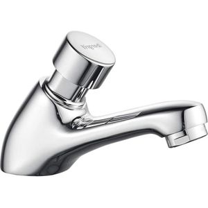 Fonteinkraan Zelfsluitende Waterbesparende Vertraging Wastafel Kraan - Messing Chroom M21901