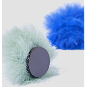 Magneetjes Fluffy - 6 stuks - Multy Color - 3D - Foto magneten - Whiteboard magneten - Magnetisch - Boodschappenlijst - Notitie - Memo - Kantoor - Schoolbord - Magneet - Magneetjes - Cadeautje - Cadeau vrouw - Moederdagscadeau
