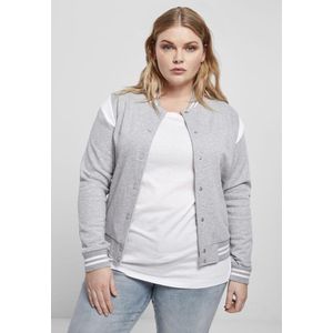 Urban Classics - Organic Inset College jacket - 4XL - Grijs