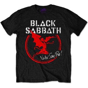 Black Sabbath - Archangel Never Say Die Heren T-shirt - L - Zwart