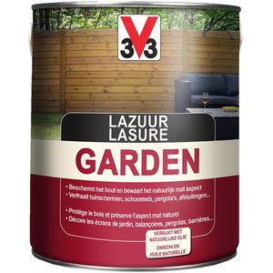 V33 Lazuur Garden - Vergrijsd effect - 5 l - 12 m²/l