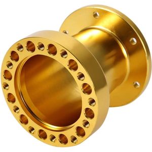 Stuuradapter voor G920 - Stuurwiel adapterplaat - 3 inch universele aluminium auto stuurwiel naaf afstandhouder adapter kit (geel)